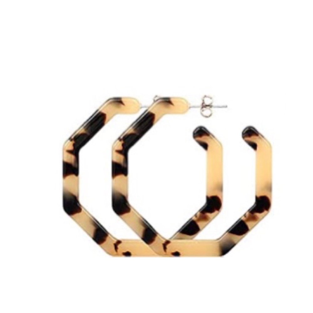 Leopard Hoop Earrings